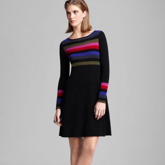 Autumn Cashmere Dresses & Skirts - Autumn Cashmere Striped Flared Sweater Dress